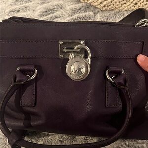 Michael Kors Dark Purple Satchel